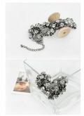 Pulseira Punk, estilo luxuoso.